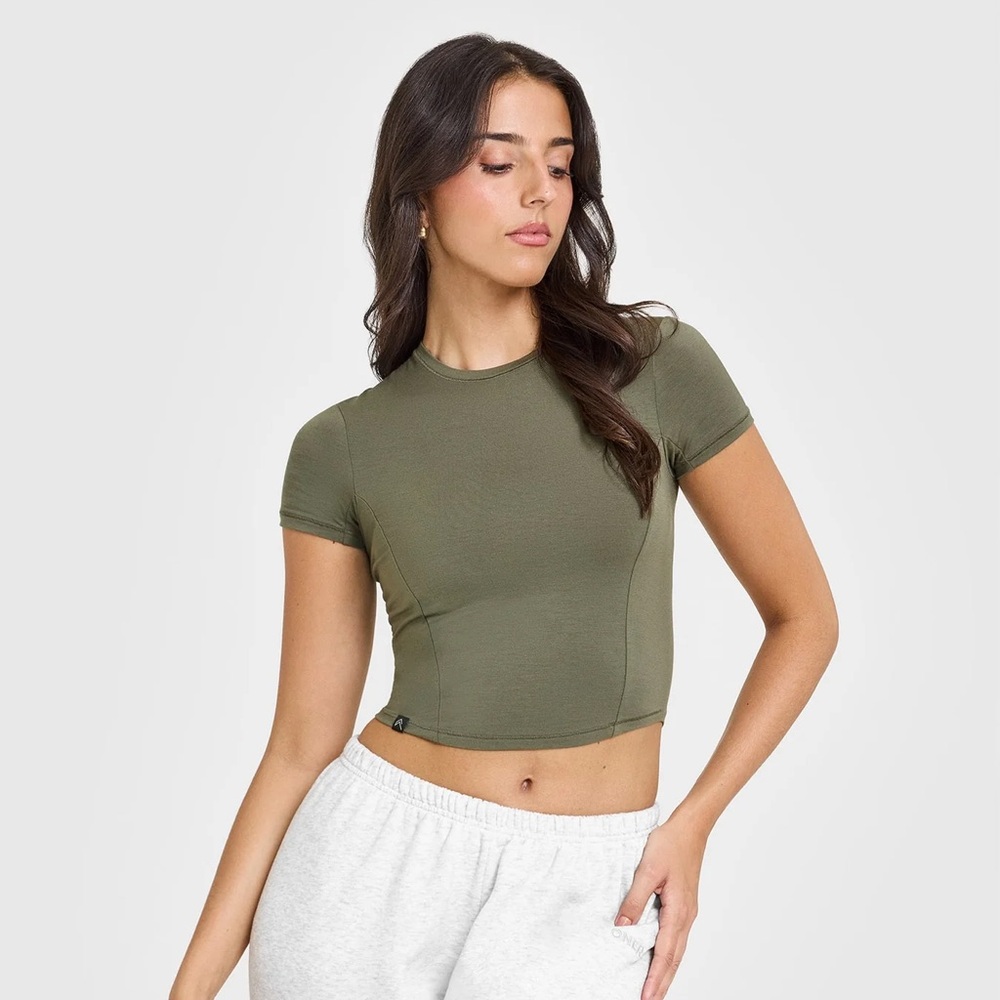 Oner Active Mellow Soft Mid Short Sleeve T-Shirt (Alpine Green)